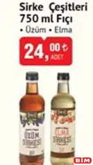 FIÇI SİRKE ÇEŞİTLERİ ÜZÜM/ELMA 750 ML FIÇI SİRKE ÇEŞİTLERİ ÜZÜM/ELMA 750 ML